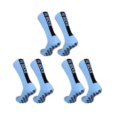 Imagem de Meias De Futebol Antiderrapantes De Silicone Quadradas Para Homens E M