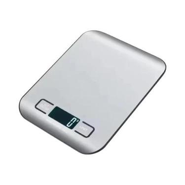 Imagem de Balança Digital De Cozinha 5kg-1g Com Display LED Em Aço Inoxidável Pa