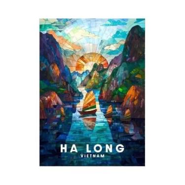 Imagem de Kits De Pintura Em Diamante Travel City Londres Roma Santorini Nova Io