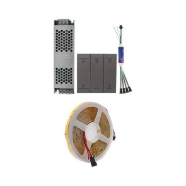 Imagem de Fita LED COB 24V Com Efeito De Água Corrente Sincronizada WS2811, Inte