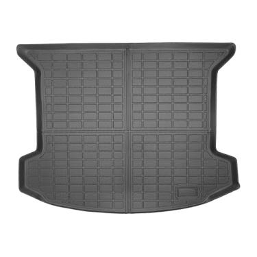 Imagem de Yakitoko Tapete de forro de porta-malas de carro 3D TPE para Cadillac XT5 2017-2025, ajuste personalizado, proteção de piso à prova d'água para todos os climas, resistente e inodoro