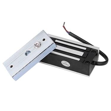 Imagem de Generic Fechadura Magnética Elétrica para Porta, 60kg, Força Forte para Segurança e Estabilidade de Gavetas de Armários de Compras, Gavetas, Portas pequenas. Materiais Metálicos