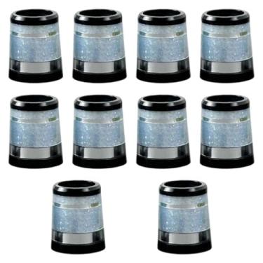 Imagem de menolana 10 ponteiras para tacos de golfe com haste de ferro de 0,37 polegadas - Acessórios de reposição para ajuste, treino e montagem, Azul Claro