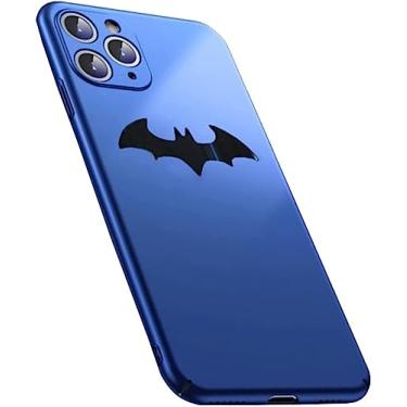 Imagem de MURVE Capa híbrida fina, à prova de poeira, capa de telefone anti-impressão digital, capa fina e rígida para PC, proteção à prova de choque, para iPhone 14/14 Pro/14 plus/14Pro max (cor: azul,