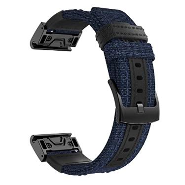 Imagem de KAPPDE Pulseira para relógio inteligente Garmin Fenix 6X 6 Pro Fenix 7X Fenix 7 Fenix 5 3 3HR 935 945 EPIX (O, para Vertix)