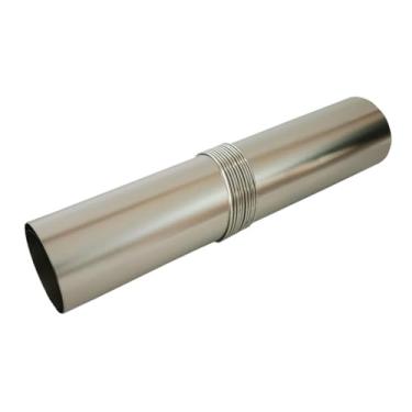Imagem de Lljsszr Tubo de Extensão de Chaminé Leve E Enrolável em aço Inoxidável com Anéis para Lareira Externa, Ideal para Uso Doméstico E Mochileiros, L