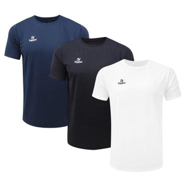 Imagem de Kit 3 Camisetas Topper Classic New Masculina-Masculino