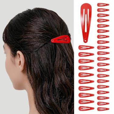 Imagem de Pacote com 40 grampos de cabelo, presilhas de cabelo em forma de gota d'água de aderência forte para mulheres, essenciais invisíveis em forma de U, cabelo grosso e fino para uso diário, acessórios de