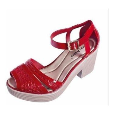 Imagem de Sandalia Plataforma Salto Baixo Anabela Miss Miss-Feminino