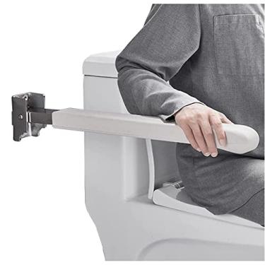 Imagem de Barra dobrável para banheiro, barras de apoio para deficientes, trilhos de banheiro dobráveis para idosos, segurança de banho, chuveiro, barra de apoio para casa, hotel, deficiente, grávida