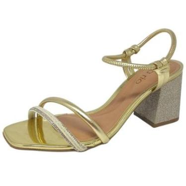 Imagem de Sandália Feminina Salto Bloco Conforto Elegante Beira Rio-Feminino