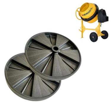 Imagem de Kit 2 Rodas Para Betorneira 120 / 130 / 150l Menegotti