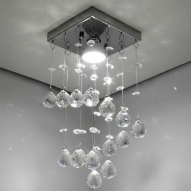 Imagem de Lustre para sala,vai montado,cristal legítimo k9,led brinde até 1 metr
