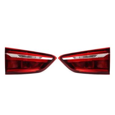 Imagem de Luz traseira de LED interna de sinal de freio conjunto de luz traseira para para-choque, compatível com BMW X1 2016-2019 63217350697 63217350698 (1 conjunto)