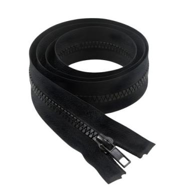 Imagem de Ziper Tratorado Jacaré Plástico Para Casaco Ou Jaqueta Unidade - Impor