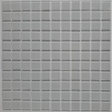 Imagem de Kit 1m² Pastilha de Vidro e Cristal 30cm X 30cm Branco