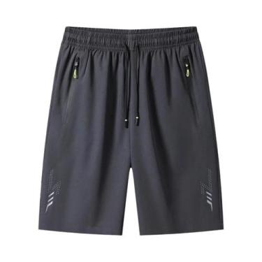 Imagem de Bermuda Masculina De Secagem Rápida E Respirável Para Verão, Ideal Par
