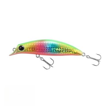 Imagem de Isca Artificial Minnow Meia-Água 7,5cm 8g – Isca de Pesca Realista para Água Doce e Salgada(75mm/8g,C)