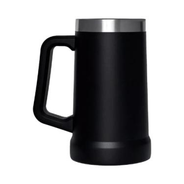 Imagem de Caneca Térmica Inox De Cerveja 709ml (Preto)