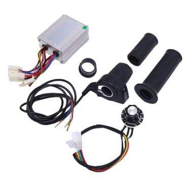 Imagem de RiToEasysports Kit de Motor Elétrico, Controlador de Velocidade Em Liga de Alumínio Com Punho do Acelerador para Scooter Elétrica, 12V500W, Desempenho Estável para Bicicletas e Motocicletas