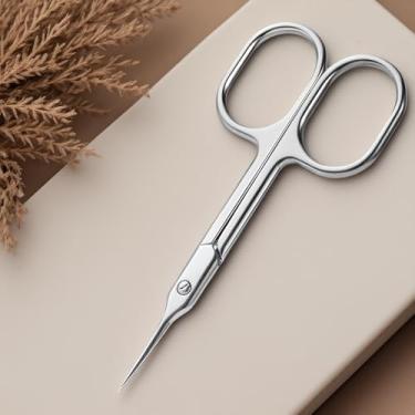 Imagem de Tesoura de cutícula de unha de precisão para cuidados com as unhas, ferramenta de design ergonômico para aparar e limpar cutículas e pele morta