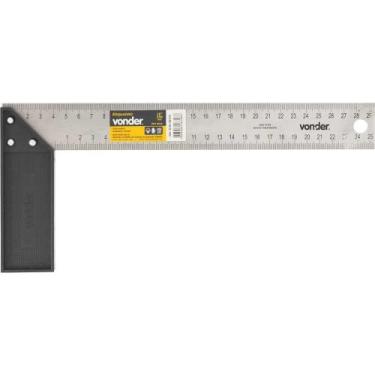 Imagem de Esquadro Para Carpinteiro 10", com Cabo Plástico, Vonder OstenVonder