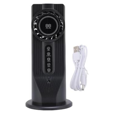 Imagem de Umidificador de refrigerador de ar MUNEFE, ventilador de resfriamento de mesa alimentado por USB de 6 velocidades, umidificador de ar condicionado portátil com função de