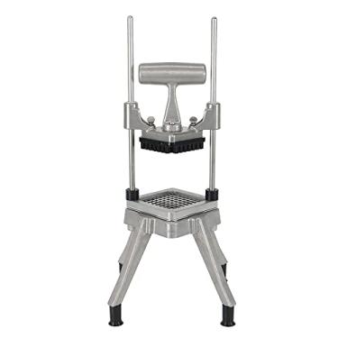 Imagem de 20x47cm Picador de alimentos comercial, Dicer de frutas vegetais Cortador de chips de batata Chopper de vegetais, Cortador de grade de corte Dicer com 3 lâminas