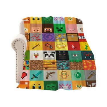 Imagem de Manta De Pelúcia Fofa Para Jogos, Sofá, Sala De Estar, Escritório, Qua