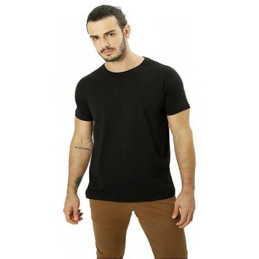 Imagem de Camiseta Masculina Algodão Premium Pima Ixória Preta