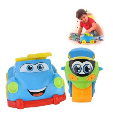 Imagem de Conjunto De Carrinho E Moto Brinquedo Infantil Interativo com Som - Jp