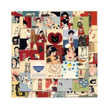 Imagem de Adesivos Vintage De Anime Japonês 10 30 50 Peças Para Scrapbook, Lapto