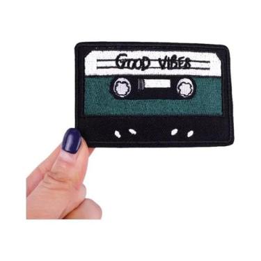 Imagem de Patches Bordados Termocolantes De Música Rock, Desenho Animado, Câmera