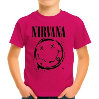 Imagem de Camiseta Camisa Infantil Juvenil Banda de Rock Nirvana MD6 - Casetal, 
