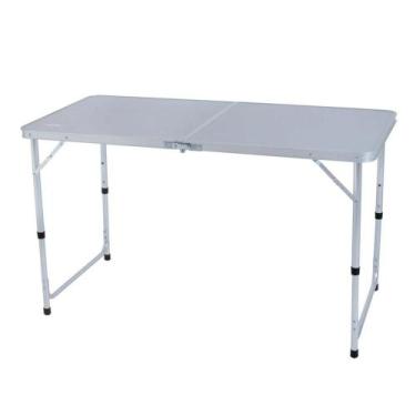 Imagem de Mesa Prática Dupla Mor 3424 com Pernas Dobráveis, 120 cm