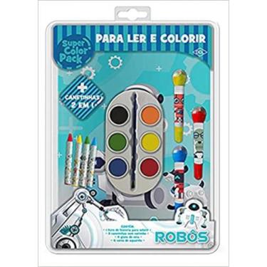 Imagem de Livro - Super Color Pack - Robôs - Editora DCL