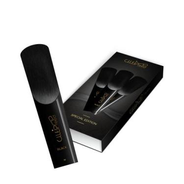 Imagem de Palheta Sintética Clleip Reed BLACK  Saxofone Alto  MEDIUM