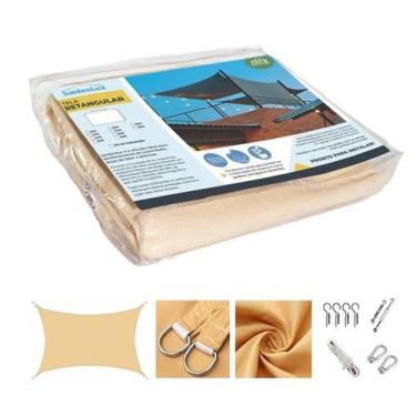 Imagem de Tela toldo shade sombreamento sombralux 4x3 cores, areia
