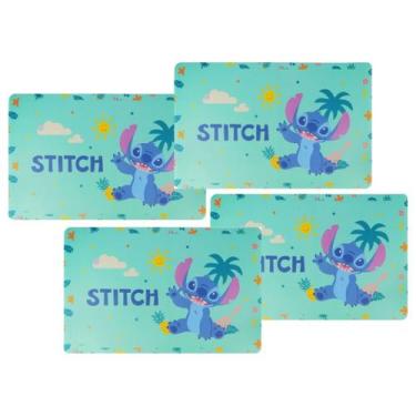 Imagem de Jogo Americano Infantil 43x25cm PVC Stitch Disney 4 Unidades - Tuut - 