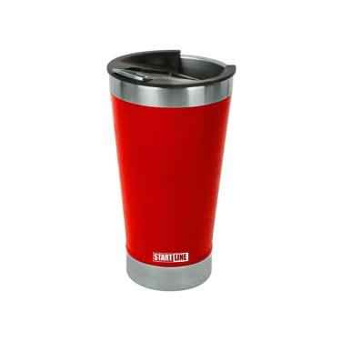 Imagem de Copo Térmico 473Ml Inox Startline Cerveja Gelado - Vermelho