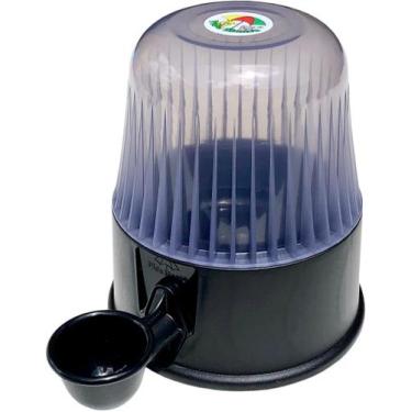 Imagem de Bebedouro Vida Mansa - Plástico PVC 2L, Preto Transparente