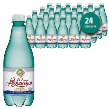 Imagem de Água Mineral S/ Gás Pet São Lourenço 510Ml  24 Unidades 