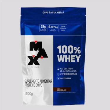 Imagem de Whey Protein Max Titanium 100% Whey Refil - 900g - Maxx Titanium Suple