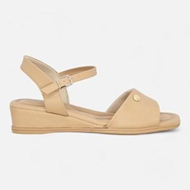 Imagem de Sandalia Comfortflex Ortopedica Feminina Anabela Conforto-Feminino