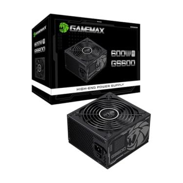 Imagem de Fonte Gamemax Gs600 600w 80 Plus White Pfc Ativo Preta