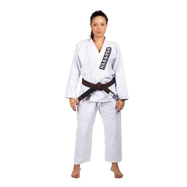 Imagem de Kimono Trançado F300 Jiu Jitsu Haganah, Branco, A2