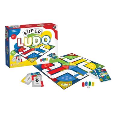 Imagem de Pais & Filhos | Super Ludo | Jogo de Tabuleiro com Cartas | 2 a 4 Jogadores | +7 Anos | Diversão em Família | Estratégia e Aprendizado