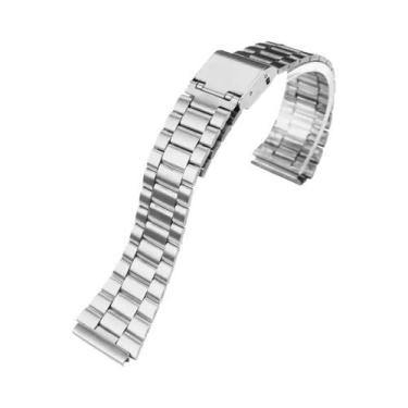 Imagem de Pulseira De Metal Fino De Aço 18mm Para Relógios CASIO A158 A159 A168 