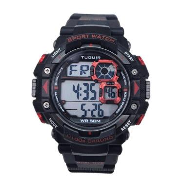 Imagem de Relógio Masculino Tuguir Digital TG30460 Preto e Vermelho-Masculino