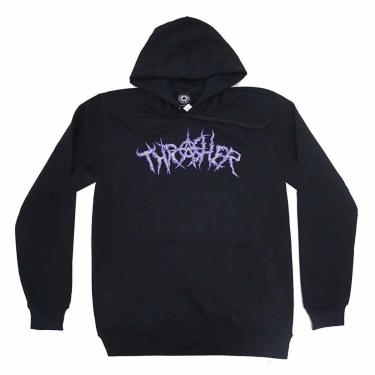Imagem de Moletom Thrasher Magazine Canguru Thorns - Preto-Masculino